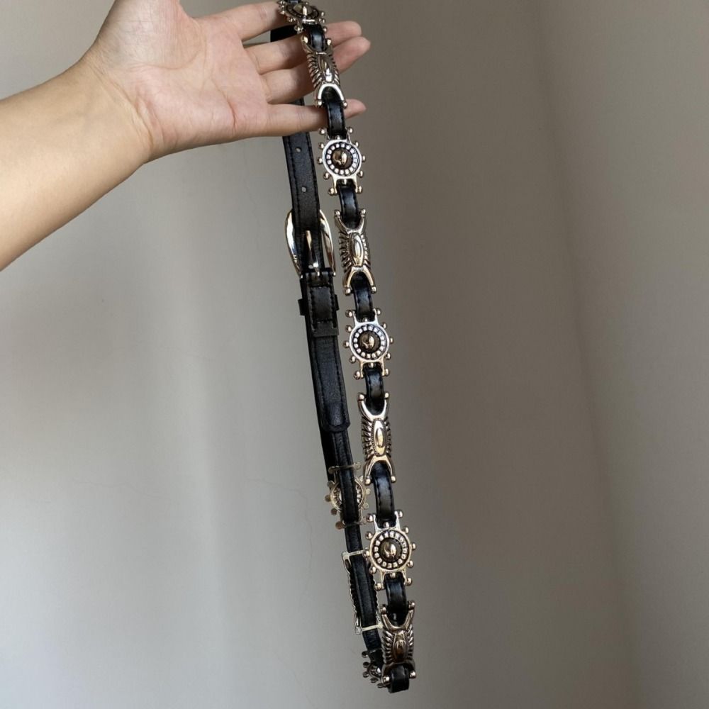 Fashion Y2K Metal Carved Belts - Y2K Ethnic Fashion 评论和价格