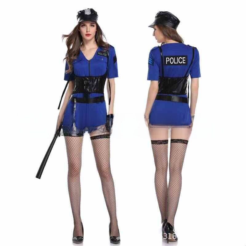 Halloween Police Woman Uniform - Ethnic Wear Fashion Brand 评论和价格