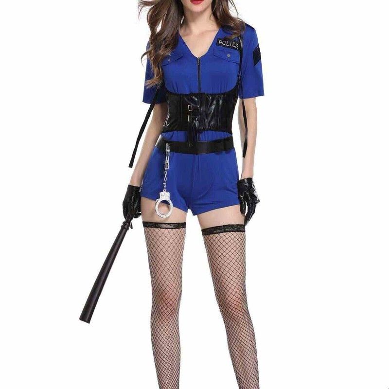 Halloween Police Woman Uniform - Ethnic Wear Fashion Brand 评论和价格