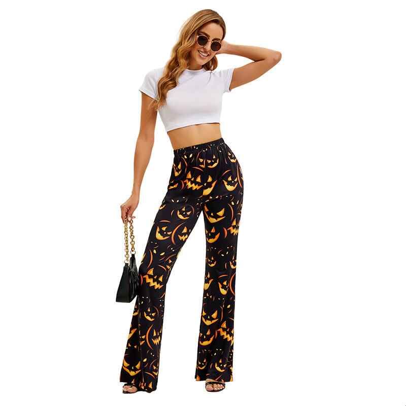 Halloween Bat Pumpkin Print Wo - Ethnic Wear Fashion Brand 评论和价格