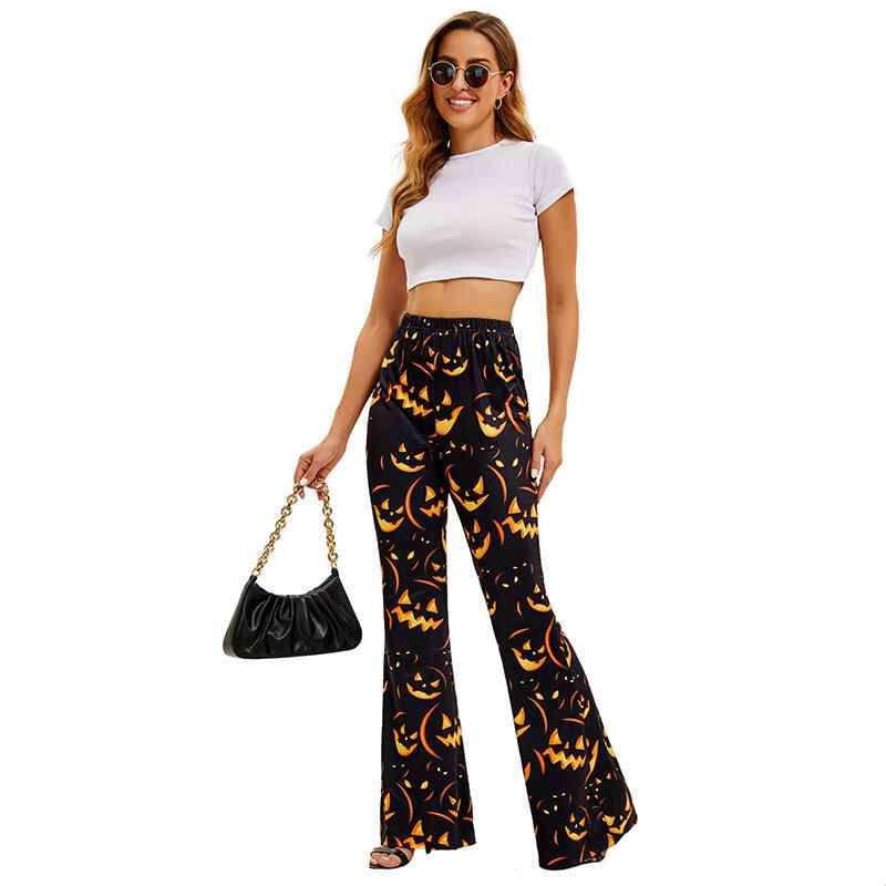 Halloween Bat Pumpkin Print Wo - Ethnic Wear Fashion Brand 评论和价格