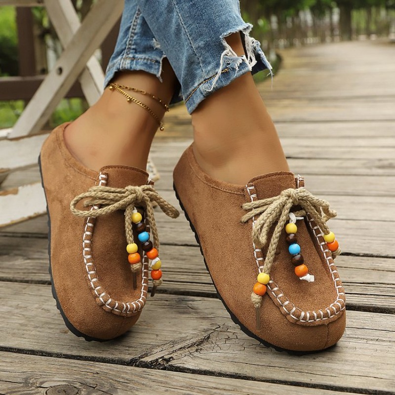 Women 2026 New Slip-On Loafers - Ethnic Modern Fashion 评论和价格