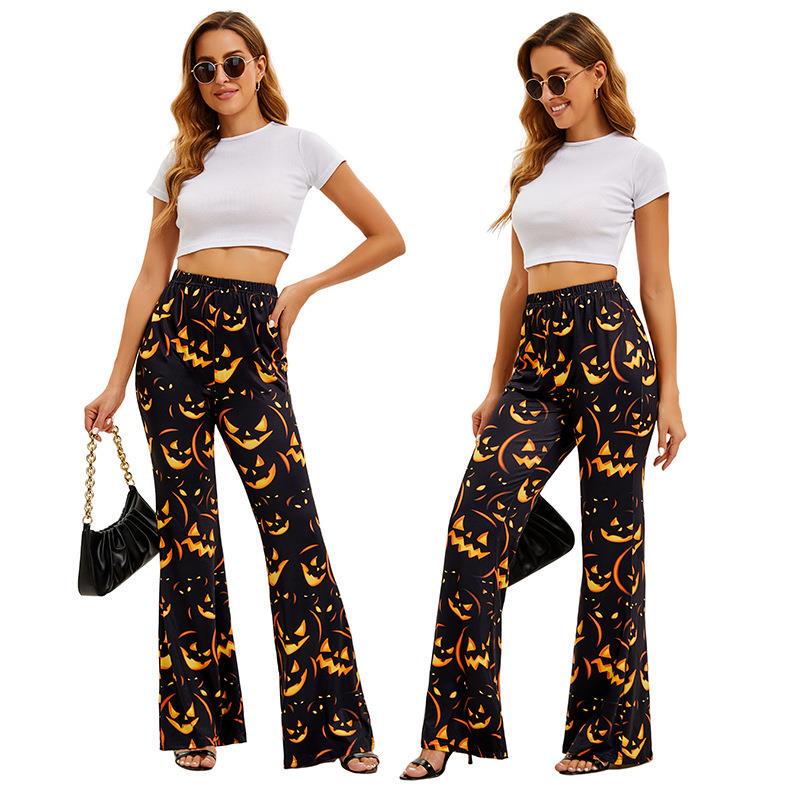 Halloween Bat Pumpkin Print Wo - Ethnic Wear Fashion Brand 评论和价格