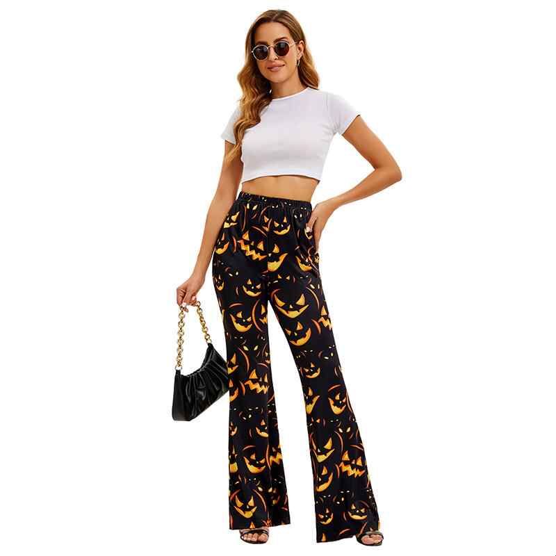 Halloween Bat Pumpkin Print Wo - Ethnic Wear Fashion Brand 评论和价格