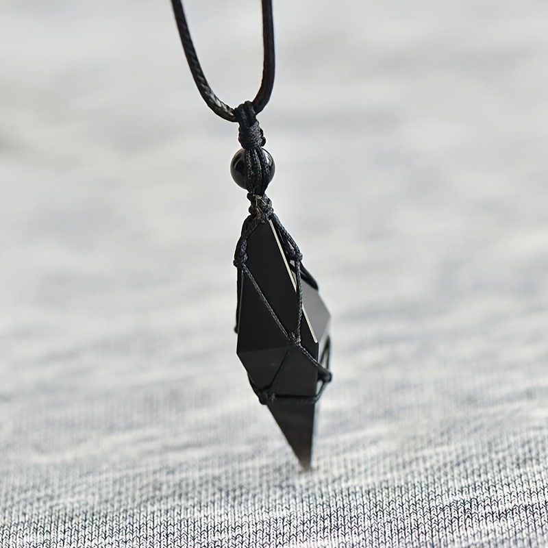 Black Obsidian Arrowhead Cryst - Ethnic Fashion Wear For Women 评论和价格