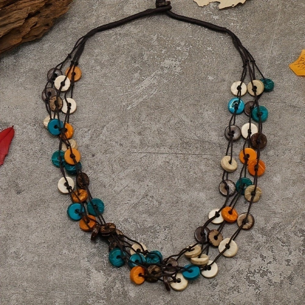 Ethnic Bohemian Style Beaded J - Y2K Ethnic Fashion 评论和价格
